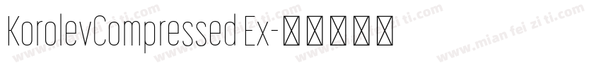 KorolevCompressed Ex字体转换